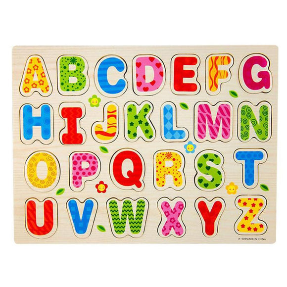 26 pcs Puzzle English Educational Toy Alphabet A - Z