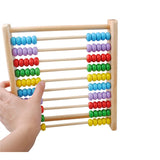 Wooden Vertical Counting Frame Calculation Educational Toys